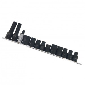 Skrūvgrieža uzgaļu komplekts Ellient Tools GX9002; 1/2''; 13 gab.
