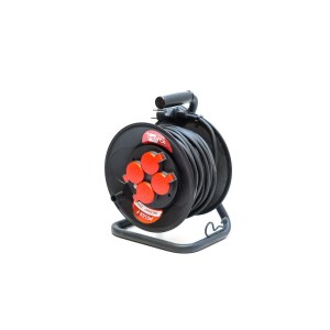Pagarinātājs saritināms uz spoles Feirol 114013; 25 m; 3x1,5 mm² iekšdarbiem
