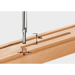 Gropju frēze no vesela cietsakausējuma Festool 20/55 mm