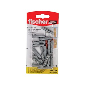 Нейлоновый дюбель Fischer SX; 6x50 mm; 10 шт.