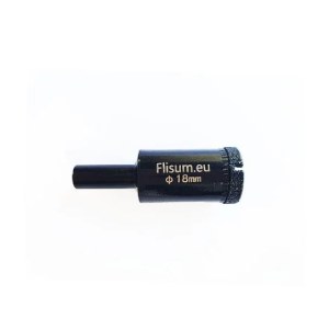 Алмазная сверлильная коронка Flisum RAIMDGK18; 18 mm