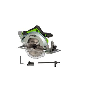 Аккумуляторная циркулярная пила Greenworks GD24CS; 24 V (без аккумулятора и зарядного устройства)