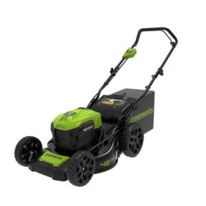 Аккумуляторная самоходная газонокосилка Greenworks GD40LM46SPK4; 40 V; 1x4,0 Ah аккум.