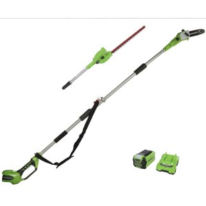 Daudzfunkciju dārza instruments Greenworks GD40PSHK4; 40 V; 1x4,0 Ah akum.