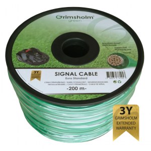Vads perimetra iezīmēšanai (zāles pļāvējiem-robotiem) Grimsholm Euro Standard; 2,7 mm x 200 m