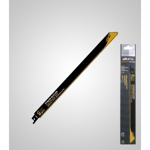 Zobenzāģa asmeņi GSON 6530 Tigerblade TiN Selection; 300x19x1,25 mm; 10/14 TPI; 5 gab.