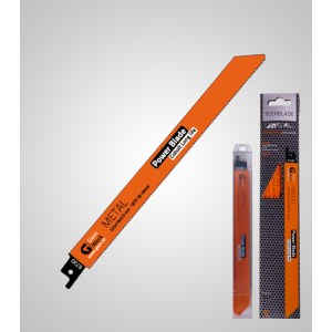 Zobenzāģa asmeņi GSON Tigerblade Metal 18; 225x19x0,9 mm; 18 TPI; 5 gab.