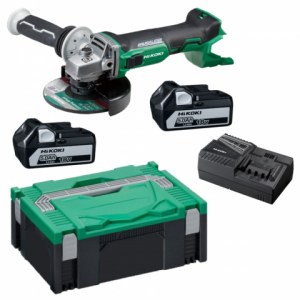 Угловая шлифмашина HiKOKI G18DSLWUZ; 18 V; 2x5,0 Ah аккум.