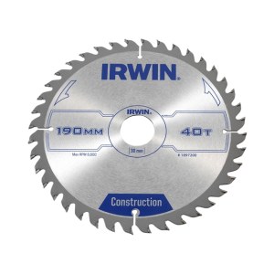 Пильный диск по дереву Irwin; 190x2,5x30,0 mm; Z40