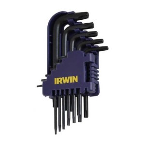Seškanšu atslēgu komplekts Irwin T10758; T6-T40; 10 gab.
