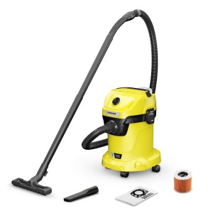 Sausās un mitrās tīrīšanas putekļsūcējs Karcher WD 3-18 V-17/20; 18 V (bez akumulatora un lādētāja)