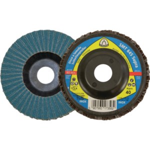 Lāpstveida slīpēšanas disks Klingspor 278592; 115x22,23 mm; G80; 10 gab.