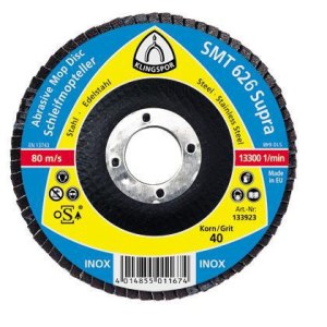 Lāpstveida slīpēšanas disks Klingspor 321688; 180x22,23 mm; G36; 10 gab.