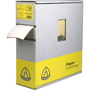Шкурка шлифовальная в рулоне Klingspor PS 73 CWF; 115 mm; 25 m; K120