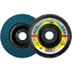 Lāpstveida slīpēšanas disks Klingspor 331174; 115x22,23 mm; G80; 10 gab.