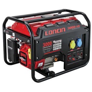 Ģenerators Loncin LC3000AS; 2,8 kW; benzīna + eļļa