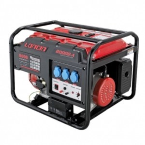 Ģenerators Loncin LC8000AS; 7,5 kW; benzīna + eļļa