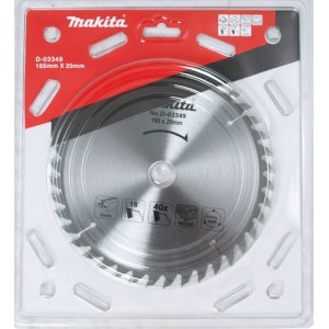 Пильный диск по дереву Makita; 165x2x20,0 mm; Z40; 18°