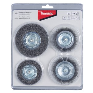 Щетка из проволоки Makita D-65729; 4 шт.
