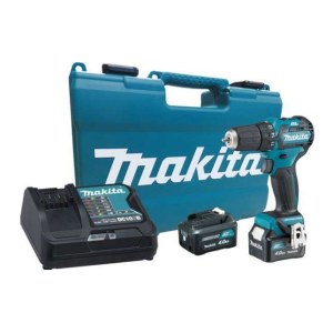 Дрель-шуруповерт Makita DF332DSME; 12` V; 2x4,0 Ah аккум.