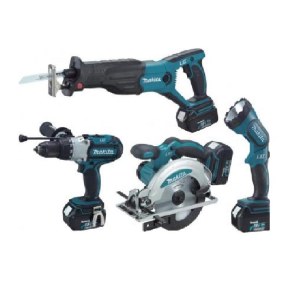 Набор инструментов Makita DK1804FL (DJR181Z + BHP451RFE + BSS610); 14,4 V; 2x3,0 Ah аккум.