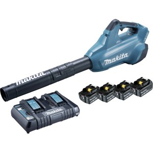 Аккумуляторная воздуходувка Makita DUB362PT4; 2x18 V; 4x5,0 Ah аккум.