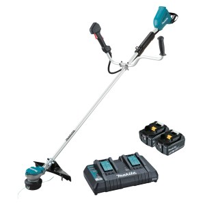 Zāles trimmeris Makita DUR368APT2; 2x18 V; 2x5,0 Ah akum.