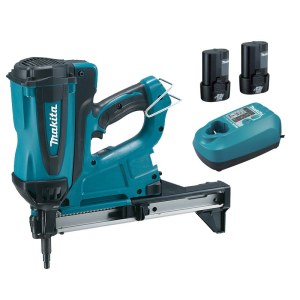 Аккумуляторный / газовый гвоздезабивной пистолет Makita GN420CLSE; 7,2 V; 2x1,0 Ah аккум.