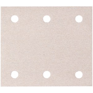 Daudzfunkcionālajām orbitālajām slīpmašīnām paredzētā smilšpapīra loksnes 114x102 mm; P40; 10 gab.