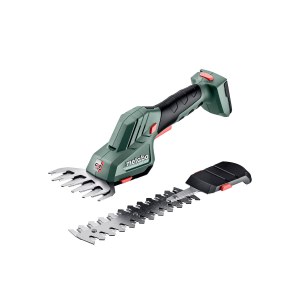 Dzīvžogu un zāles šķēru komplekts Metabo PowerMaxx SGS 12 Q; 12 V (bez akumulatora un lādētāja)