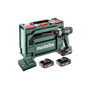 Urbjmašīna-skrūvgriezis Metabo BS 18 L Set; 18 V; 3x2,0 Ah akum.