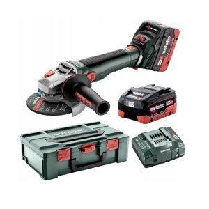 Leņķa slīpmašīna Metabo WVB 18 LT BL 11-125 Quick; 18 V; 2x5,5 Ah akum.