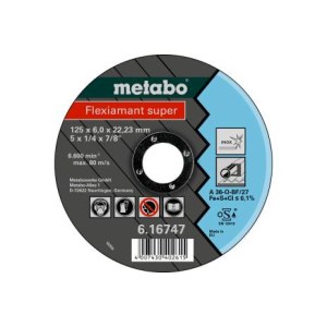 Шлифовальный диск Metabo A30-O; 125x6 mm