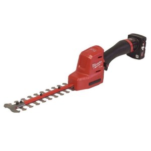 Dzīvžoga šķēres Milwaukee M12 FHT20-402; 12 V; 20 cm; 2x4,0 Ah akum.