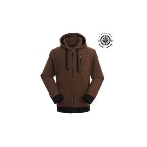 Silts džemperis PESSO FLEECE; XXXL brūns