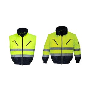 Ультра-яркая короткая куртка NEVADA Pesso HI-VIS; L желтая