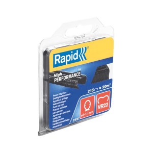 Скобы Rapid VR22; 215 шт.; гальванизированные