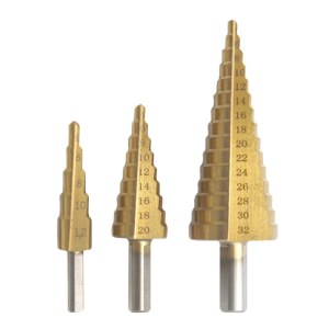 Сверло конусное Rexxer RG-01-216; 4-12/4-20/4-32 mm; 3 шт.