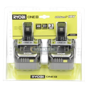 Аккумулятор Ryobi RB1840x2; 18 V; 4,0 Ah; Li-ion; 2 шт.