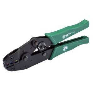 Gofrēšanas rīks izolētu kabeļu cilpām un kontaktiem Sata S91105; 228 mm