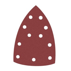 Smilšpapīrs trijstūrveida slīpmašīnān 102x151 mm; P180; 10 gab.