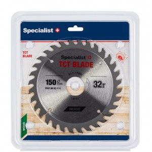 Griešanas disks kokam Specialist Wood; 150x1,4x30 mm; Z32