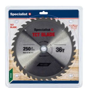 Пильный диск по дереву Specialist Wood; 250x1,8x30/20 mm; Z36