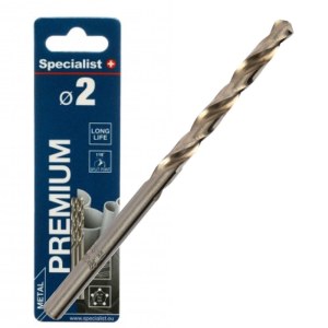 Сверло по металлу Specialist Premium; 2x49 mm; 3 шт.