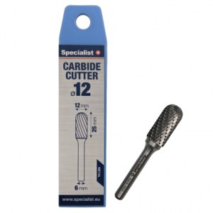 Твердосплавные борфрезы Specialist 64/9-1202; 12x25x6 mm