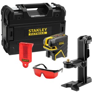 Krustveida lāzera nivelieris Stanley SCR-P2 + piederumi