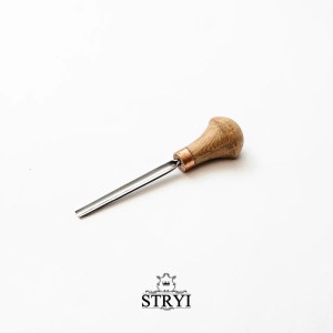 Штихель пологий STRYI Profi; 5 mm; для микрорезьбы, гравировки и линогравюры по дереву