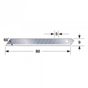 Лезвие Tajima LB30CD; 9 mm; 10 шт.