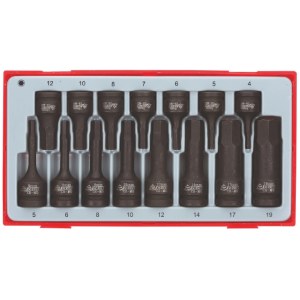 Комплект ударных гнезд Teng Tools TT9015HX; 15 шт.