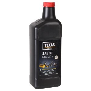 Eļļa Texas SAE30 4T; 0,6 l zāles pļāvēju/zāliena traktoru dzinējiem